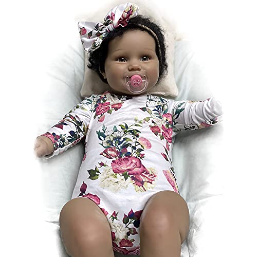 Adolly Reborn Muñecas Realista 20 Pulgadas Cuerpo de Tela Relleno de algodón Muñeca recién Nacida para niñas niños de 3 años en adelante