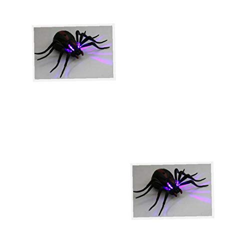 Adore store Simulación eléctricos de inducción de araña Juguetes de Control Remoto Artificial araña teledirigido infrarrojo niños de Juguete 9915 Tipo 1pc