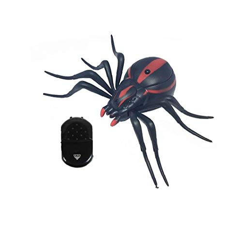 Adore store Simulación eléctricos de inducción de araña Juguetes de Control Remoto Artificial araña teledirigido infrarrojo niños de Juguete 9915 Tipo 1pc