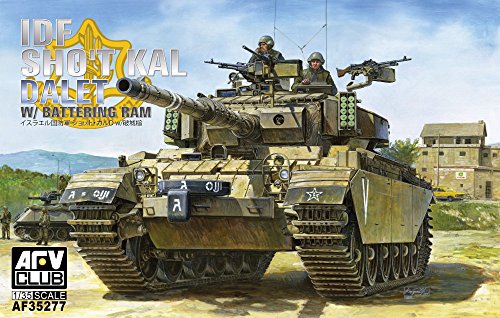 AFV Club de AFV35277 - 1/35 FDI Centurion Shot Kal Dalet con ariete, Kit Modelo