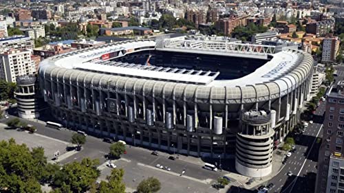 Aida Bz Rompecabezas 3D Estadio Santiago Bernabéu, Real Madrid Football Club DIY Ensamblar Juguetes Fans Souvenir Regalos