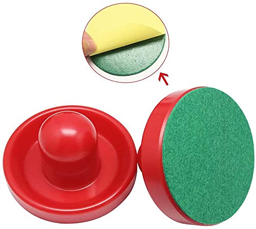 Air Hockey Pushers Pucks set，Hielo Hockey Pushers Pucks Set Aire Empujadores de reemplazo para Juegos de Mesa de Sala de Juegos Juegos Air Hockey