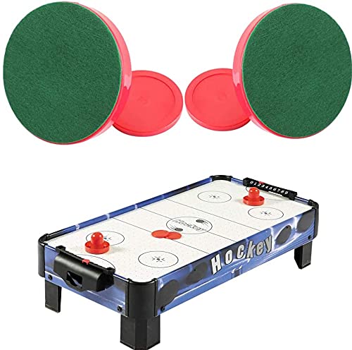 Air Hockey Pushers Pucks set，Hielo Hockey Pushers Pucks Set Aire Empujadores de reemplazo para Juegos de Mesa de Sala de Juegos Juegos Air Hockey