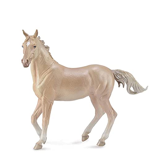 Akhal-teke Horses Niños Juguetes educativos para bebés, pintura a base de agua pintada a mano, regalos de cumpleaños, vacaciones, niños y niñas, modelos de animales de simulación, PVC seguro TPR