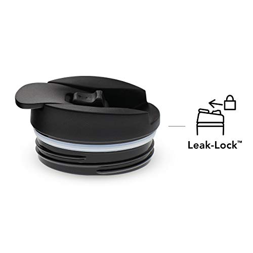 Aladdin Barista Café Thermavac Leak-Lock Termo Café 250ml Lava Black – Botella Termica Acero Inoxidable - Termo Café Pequeño Se Mantiene Caliente 2,5 Horas - Libre de BPA - Apta Para Lavavajillas