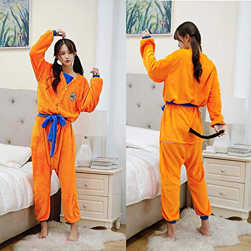 Albornoz para niños adultos Dragon Ball Son Goku, disfraz de Cosplay, bata de baño, patrón de dormir, bata de felpa, pijamas para hombres y mujeres