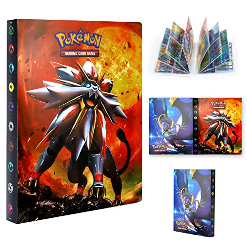 Álbum Titular de Tarjetas, Carpeta Pokemon Tarjetas, Album Protectora de Doble Cara de Tarjeta Pokemon, Libro de Cartas GX EX Colección, 30 páginas 240 Tarjetas Capacidad