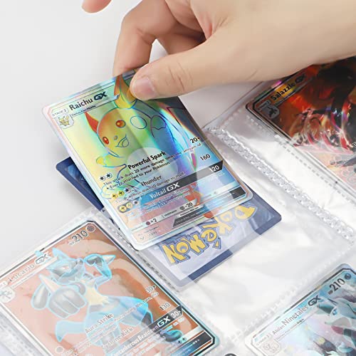 Álbum Titular de Tarjetas, Carpeta Pokemon Tarjetas, Album Protectora de Doble Cara de Tarjeta Pokemon, Libro de Cartas GX EX Colección, 30 páginas 240 Tarjetas Capacidad