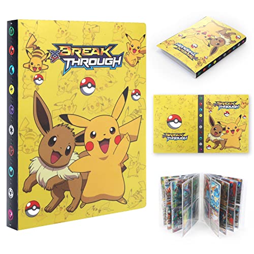 Álbum Titular de Tarjetas, Carpeta Pokemon Tarjetas, Album Protectora de Doble Cara de Tarjeta Pokemon, Libro de Cartas GX EX Colección, 30 páginas 240 Tarjetas Capacidad