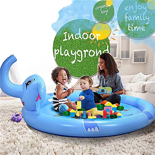 Alfombra de chorro de agua para juguetes de niños, Splash, juguete de exterior, fuente de elefante, juego de agua exterior para niñas y niños de jardines y césped.