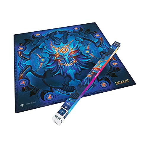 Alfombrilla de juego Descent Legends of The Dark Prime | Grande 3 pies x 3 pies suave acolchado antideslizante con ilustraciones impresas a todo color | Accesorio para juegos de mesa