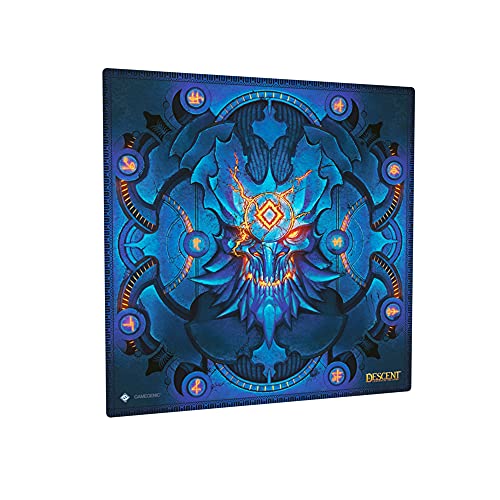 Alfombrilla de juego Descent Legends of The Dark Prime | Grande 3 pies x 3 pies suave acolchado antideslizante con ilustraciones impresas a todo color | Accesorio para juegos de mesa