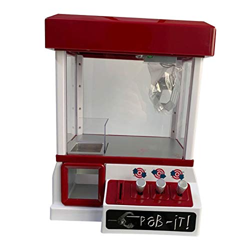 Almencla Garra Toy Grabber Dispensador Crane Vending Game Machine Juguete para Niños con Sonido Ligero