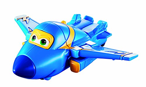 Alpha Animation & Toys- Super Wings YW710030 Mini Transform a Bots Jerome Flugzeug, Color negro, azul, amarillo ( , color/modelo surtido