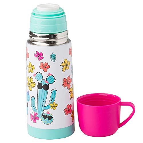 AMBITION Minnie Mouse - Termo de acero inoxidable (400 ml), diseño de Cactus Disney