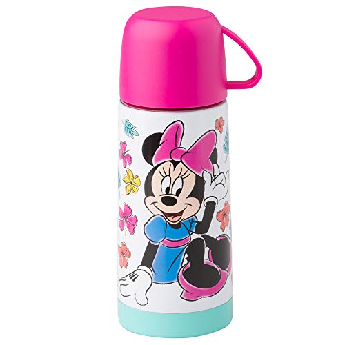 AMBITION Minnie Mouse - Termo de acero inoxidable (400 ml), diseño de Cactus Disney