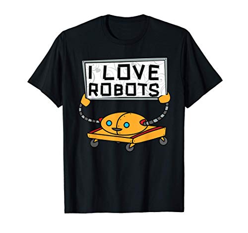 Amo los robots - Robótica para niños Camiseta