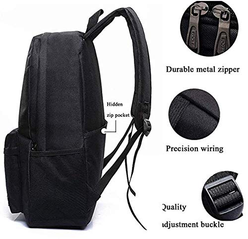 Among us Mochila , mochila para estudiantes sWerewolf Killing, mochila para computadora portátil para niños y niñas, regalo para fanáticos de los juegos adolescentes, con llavero (Cielo estrellado(B))