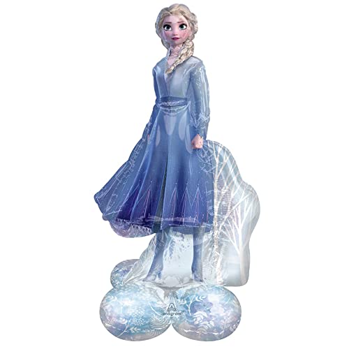 Amscan Anagram 4310011 Disney Frozen Elsa Birthday Airloonz - Globo de aluminio (137 cm)