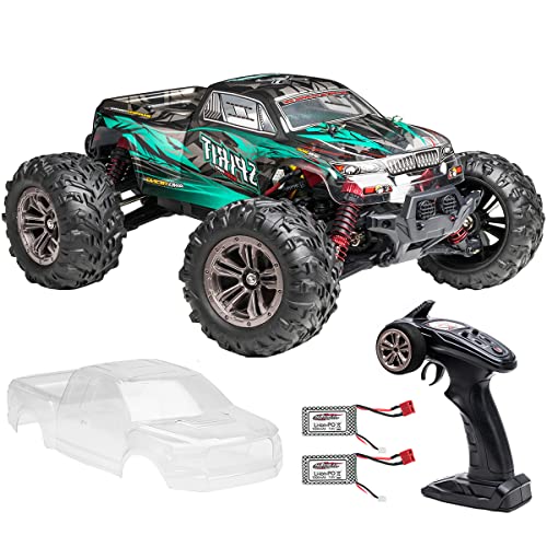 ANGOOD Coche Teledirigido RC Coche de Alta Velocidad con Tracción en Las Cuatro Ruedas 1:16 Motor Brushless p109q(2 Baterías)