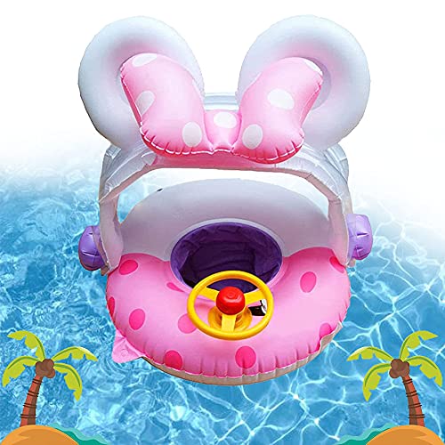 Anillo de natación Inflable para bebé,Asientos de Natación para Bebés,Anillo de Natación Inflable,Apto para niños de 6 a 36 Meses,Flotador De Natación para Bebés,Anillo de Natación