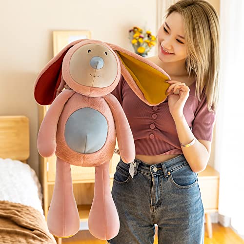 Animal De Peluche De Dibujos Animados Lindo Oso Bebé Elefante Oreja Grande Conejo Niños Almohada para Dormir Decoración De Habitación De Niños Cojín De Sofá Muñeca