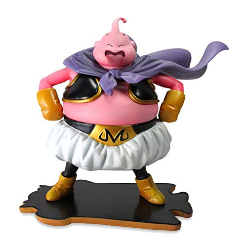 	 Anime Figuras De Acción del Personaje De Dragon Ball Budokai Majin Boo Variable Face Buu Gordo Animado Modelo Estatua Decoración 15CM A