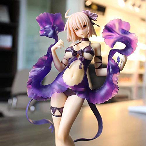 Anime Figure Figma Pvc Figura De Acción Colección Modelo Colección De Juguetes Figurines Modelo Toys Figura Modelo Desktop Decoración Adornos Regalos ,Bañador Morado 26Cm Bañador Saiba Jean Water We