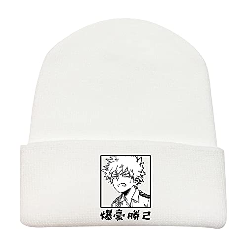 Anime My Hero Academia Gorros de Punto para Mujeres Hombres Cosplay Sombreros Hat para Niño Niña Unisex Gorras