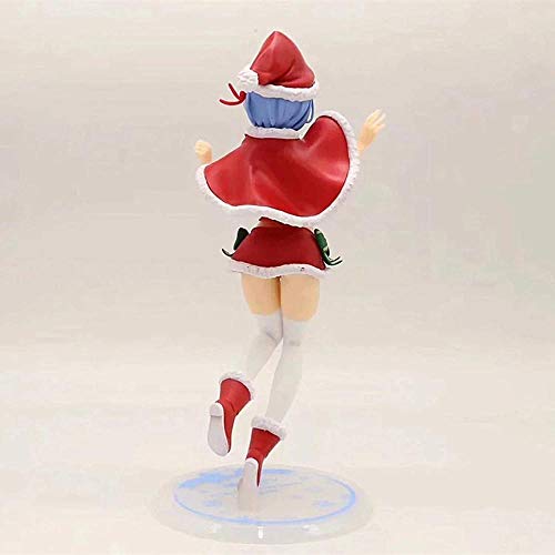 Anime Regalo Anime Model Molly Re: Cero-Starting Life En Otro Mundo Rem REM Ropa de Navidad Ropa de Juguete Acción Figura Escultura 23 cm