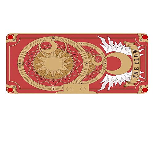 Anime Sailor Moon   Alfombrilla para Teclado Kawaii Girl Cute Pink Game Alfombrilla De Ratón para Ordenador Alfombrilla De Goma para Ratón 70X30   Blanco