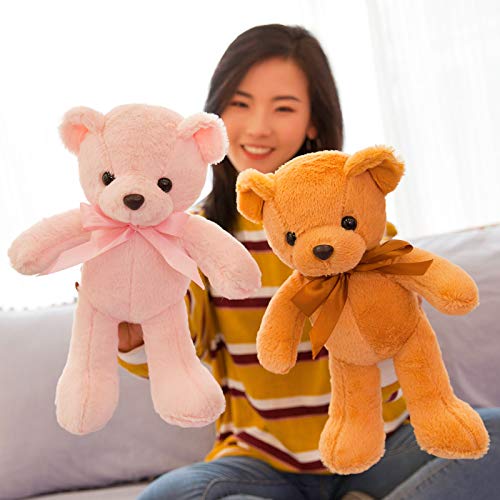 Anyinghh 35/45/60 cm Medio Lindo Oso de Peluche Abrazo Oso muñeca Oso Almohada Ragdoll Peluche para niñas Regalo de cumpleaños 45 cm Color café