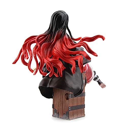 Aoaoy Estatuas de Figuras de Demon Slayer, Estatuas de Figuras de Dibujos Animados, Modelo de Figura de Acción de PVC, Adornos de Muñecas Modelo Nezuko para Niños, Adultos, Fanáticos