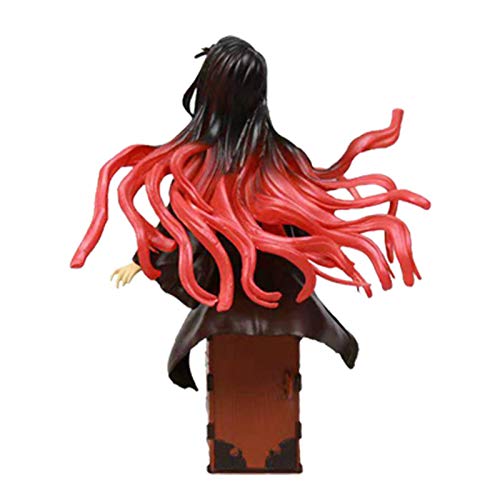 Aoaoy Estatuas de Figuras de Demon Slayer, Estatuas de Figuras de Dibujos Animados, Modelo de Figura de Acción de PVC, Adornos de Muñecas Modelo Nezuko para Niños, Adultos, Fanáticos