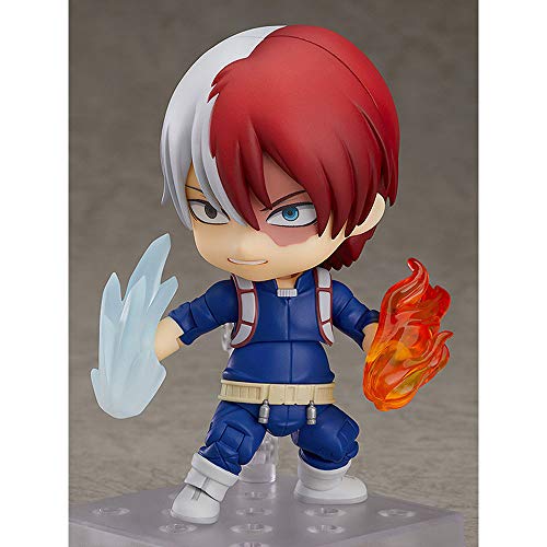 Aoemone My Hero Academia Todoroki Shoto Q Version Nendoroid Figuras De Acción De Juguete con Accesorios Figuras De Anime Móviles Estatua De Juguete Juego De Dibujos Animados Modelo Decoraciones