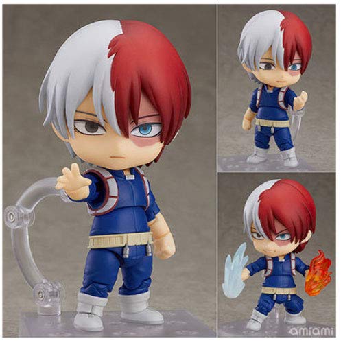 Aoemone My Hero Academia Todoroki Shoto Q Version Nendoroid Figuras De Acción De Juguete con Accesorios Figuras De Anime Móviles Estatua De Juguete Juego De Dibujos Animados Modelo Decoraciones