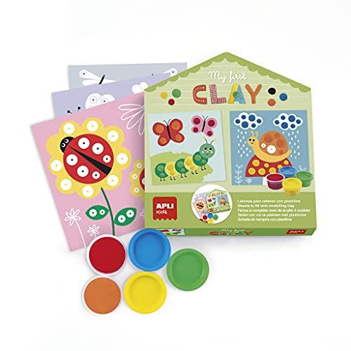 APLI Kids 18866-Juego My First Clay-DIY para completar con plastilina de colores (18866)