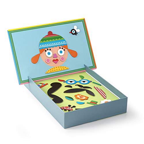 APLI Kids - Caras Juego Magnético, Color Multicolor, 14561