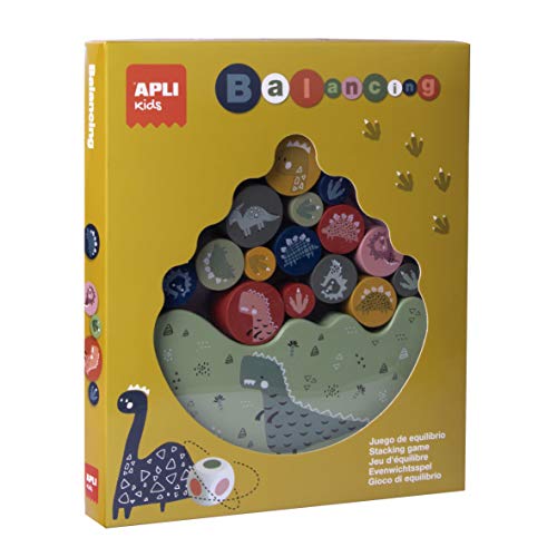 APLI Kids - Dinosaurios Juego de Equilibrio, Multicolor, 18567