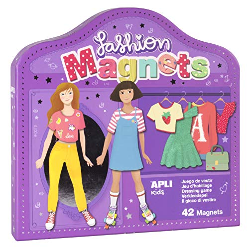 APLI Kids- Fashion Juego magnético, Multicolor (17201)