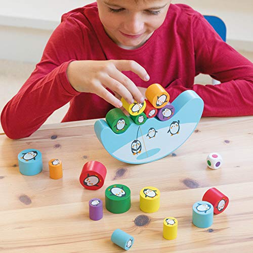 APLI Kids - Pingüinos Juego de Equilibrio, Multicolor, 17203