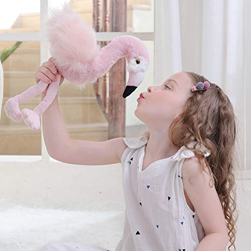 Apricot Lamb-Juguetes Peluche de Flamenco Rosa Animal de Peluche Suave,Ideal para niños de 3 años o más y Adultos(Flamenco Rosa,20cm)