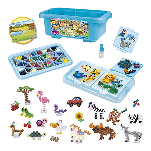 Aquabeads 31591 Safari-Caja para Manualidades (versión Alemana), Color carbón (EPOCH Traumwiesen