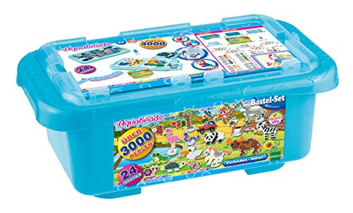 Aquabeads 31591 Safari-Caja para Manualidades (versión Alemana), Color carbón (EPOCH Traumwiesen