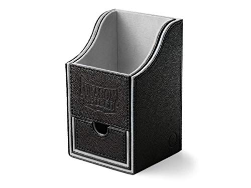 Arcane Tinmen- Dragon Shield - Nido con cajón para los Dados, Color Negro y Gris Claro, Multicolor (Pegasus Spiele AT-40201)