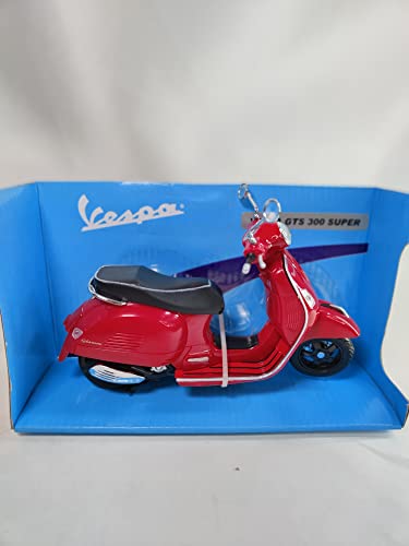 Art Deco Home Vespa GTS 300 Mini ROJA Escala 1:12 15x6x10cm