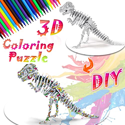 Art - Juego de puzle para colorear 3D, juguetes para niños de 5 a 6 y 7, kit de manualidades para niños 8 9 10 años, niños y niñas, adolescentes, regalos artes y oficios (estilo 2)