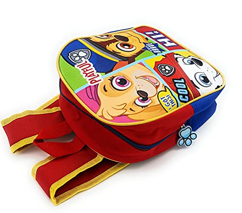 ARTESANIA Y DISEÑO TEXTIL, S.A. Mochila infantil escolar Paw Patrol 26 x 22 x 7 cm con cuaderno colorear de regalo