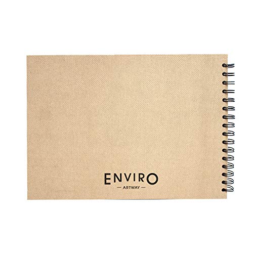 Artway Cuaderno de bocetos, Papel, Blanco, A4 Apaisado