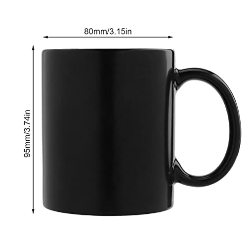 Ashley GAO Taza mágica Creativa Que Cambia de Color para los merodeadores Mapa Taza de cerámica Cambio de Temperatura Taza de café de Color